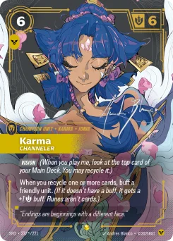 Karma, Channeler — Signature Foil