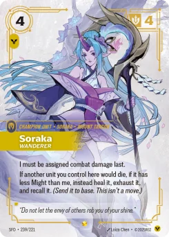 Soraka, Wanderer — Overnumbered Foil