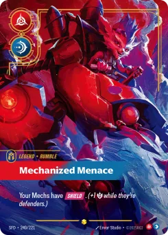 Rumble, Mechanized Menace — Overnumbered Foil
