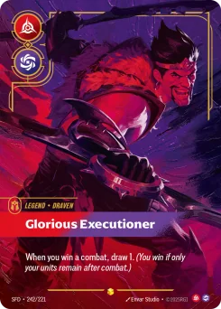 Draven, Glorious Executioner — Overnumbered Foil