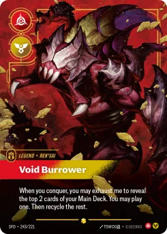 Rek'sai, Void Burrower — Overnumbered Foil
