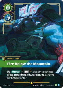 Ornn, Fire Below the Mountain — Overnumbered Foil
