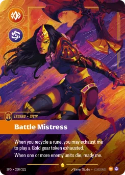 Sivir, Battle Mistress — Overnumbered Foil