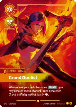 Fiora, Grand Duelist — Overnumbered Foil
