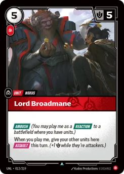 Lord Broadmane — Normal