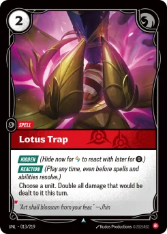 Lotus Trap — Normal
