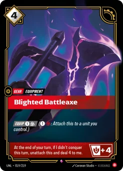 Blighted Battleaxe — Foil