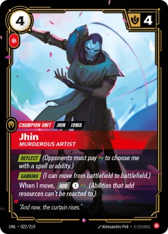 Jhin, Murderous Artist — Foil