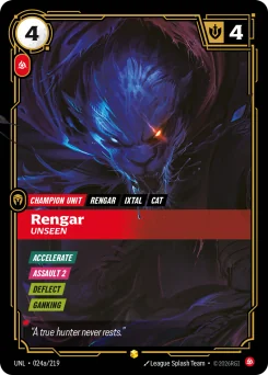 Rengar, Unseen — Parallel Foil