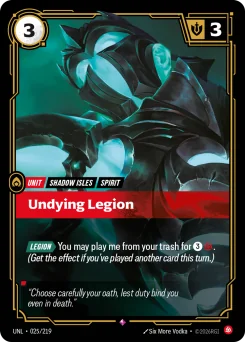 Undying Legion — Foil
