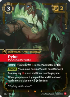 Pyke, Dockside Butcher — Foil