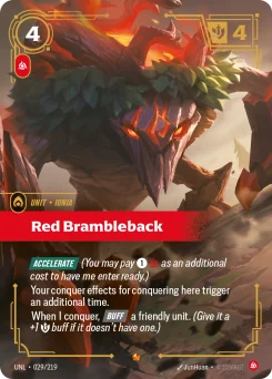 Red Brambleback — Foil