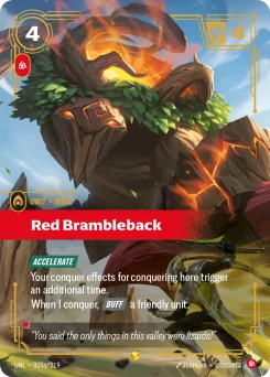 Red Brambleback — Parallel Foil