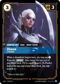 Diana, Lunari — Foil