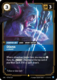 Diana, Lunari — Parallel Foil