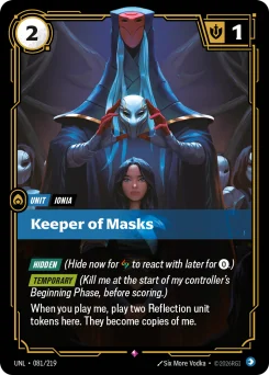Keeper of Masks — Foil