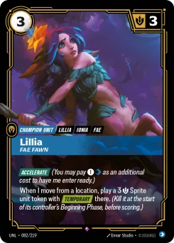 Lillia, Fae Fawn — Foil