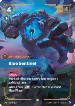 Blue Sentinel — Parallel Foil