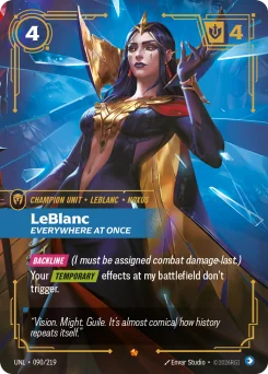 LeBlanc, Everywhere At Once — Foil