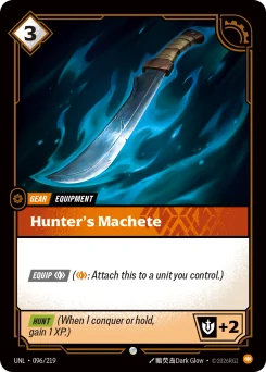 Hunter's Machete — Normal