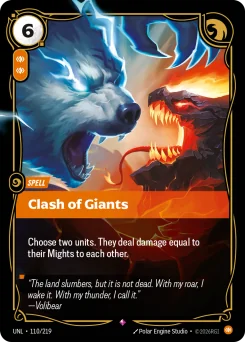 Clash of Giants — Foil