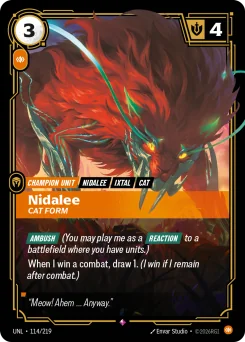 Nidalee, Cat Form — Foil