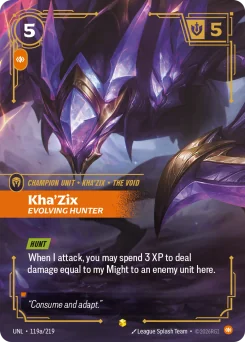 Kha'Zix, Evolving Hunter — Parallel Foil