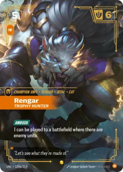 Rengar, Trophy Hunter — Parallel Foil