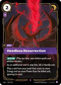 Heedless Resurrection — Foil