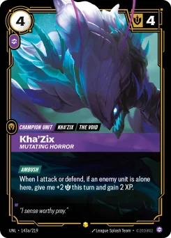 Kha'Zix, Mutating Horror — Parallel Foil
