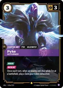 Pyke, Returned — Parallel Foil