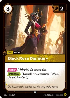 Black Rose Dignitary — Normal