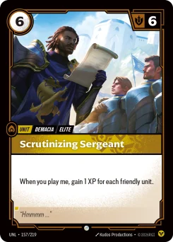Scrutinizing Sergeant — Normal