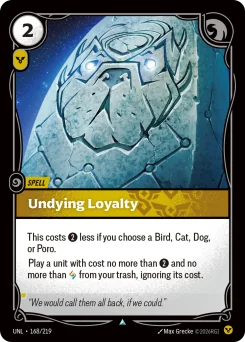 Undying Loyalty — Normal