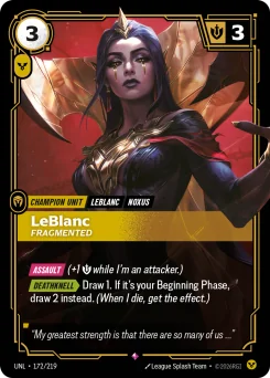 LeBlanc, Fragmented — Foil