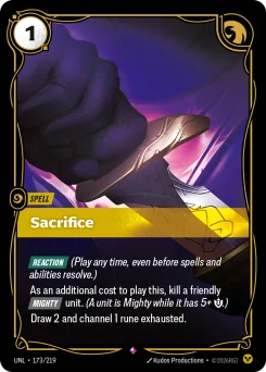 Sacrifice — Foil