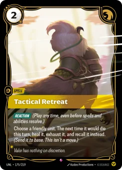 Tactical Retreat — Foil