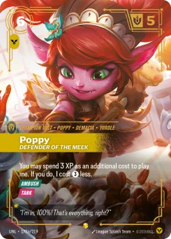 Poppy, Defender of the Meek — Parallel Foil