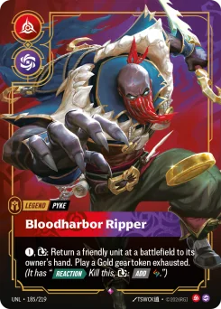 Pyke, Bloodharbor Ripper — Foil