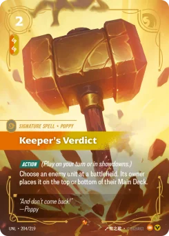 Keeper's Verdict — Foil