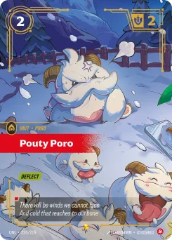 Pouty Poro — Overnumbered Foil
