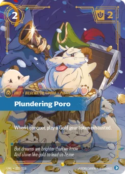 Plundering Poro — Overnumbered Foil