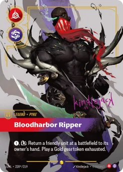 Pyke, Bloodharbor Ripper — Signature Foil