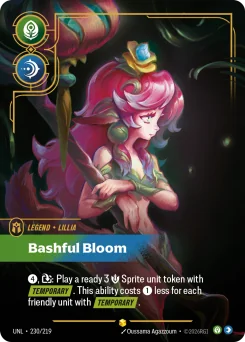 Lillia, Bashful Bloom — Overnumbered Foil