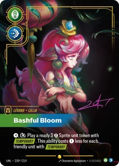 Lillia, Bashful Bloom — Signature Foil