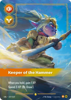 Poppy, Keeper of the Hammer — Overnumbered Foil