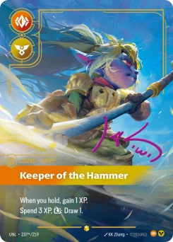 Poppy, Keeper of the Hammer — Signature Foil