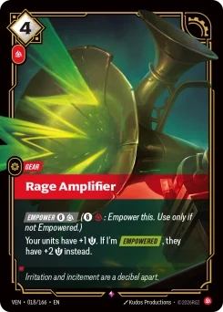 Rage Amplifier — Foil