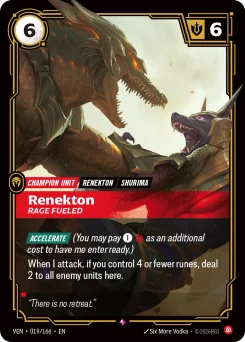 Renekton, Rage Fueled — Foil