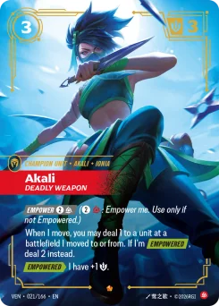 Akali, Deadly Weapon — Foil